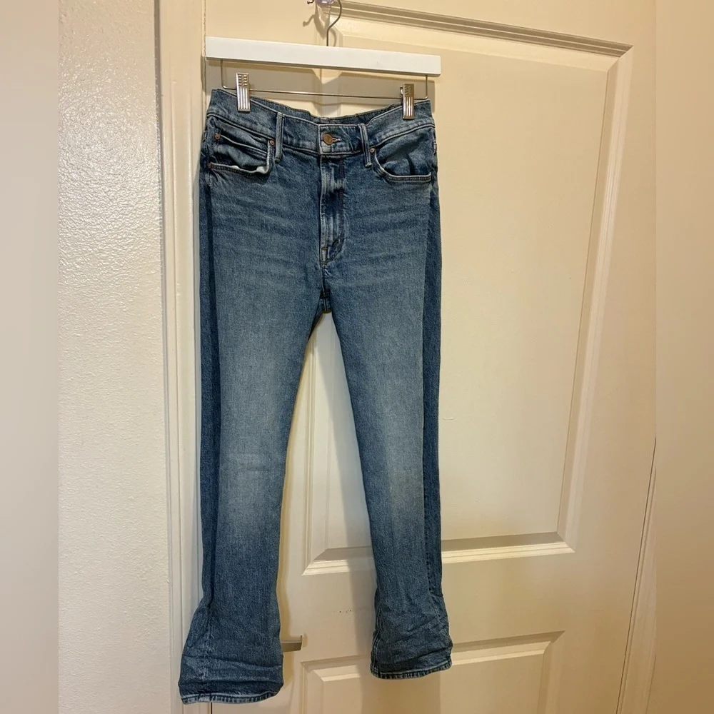 MOTHER Women’s The Mid Rise Dazzler Ankle Jeans In Tropic Like Its Hot Size 29